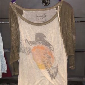 Free People Graphic Tee